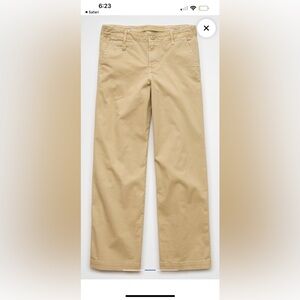 American Eagle Wide Leg Pants size 12 Regular Length NWT